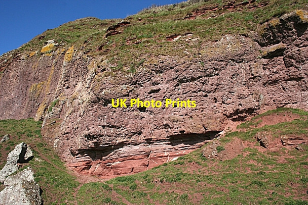 Photo 6"x4" Devonian Rocks Red Head\/NO7047 c2007