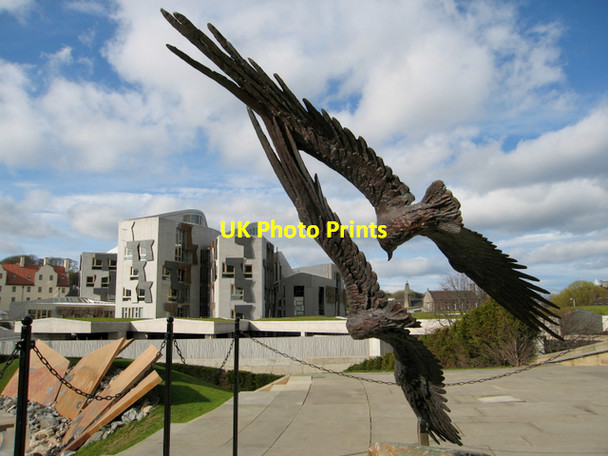 Photo 6"x4" The Scottish Parliament from Dynamic Earth Edinburgh c2007