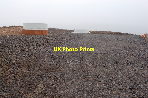 Photo 6"x4" Turbine site at Ben Aketil power station Glen Heysdal c2007