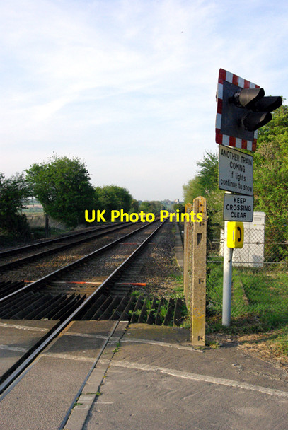 Photo 6"x4" Level crossing Snargate c2007