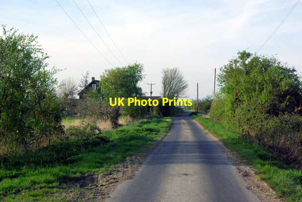 Photo 6"x4" Lane across the levels Snargate c2007