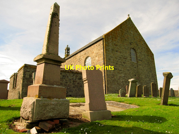 Photo 6"x4" Slains Parish Church, Collieston. Collieston\/NK0328 c2007