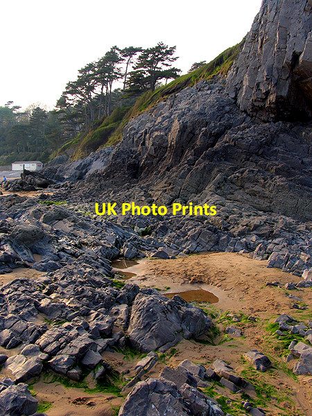 Photo 6"x4" Rocks at Caswell Beach Caswell\/SS5987 c2007