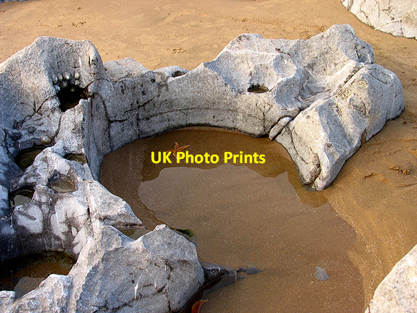 Photo 6"x4" Rock Pool: Caswell Bay Caswell\/SS5987 c2007