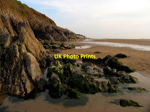 Photo 6"x4" Cliffs at Caswell Caswell\/SS5987 c2007