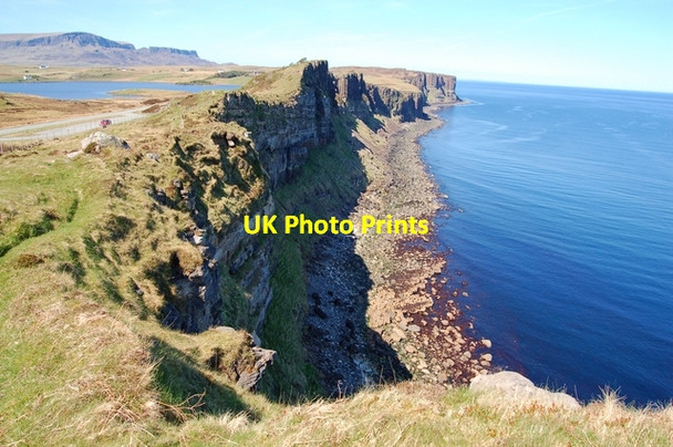 Photo 6"x4" Cliffline at Valtos Bhaltos\/NG5163 c2007
