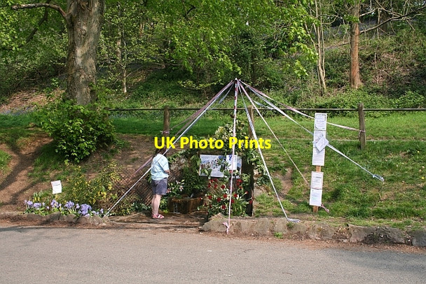 Photo 6"x4" Evendine Well - 2007 Well Dressing - Elgar Brand Green\/SO7641 c2007