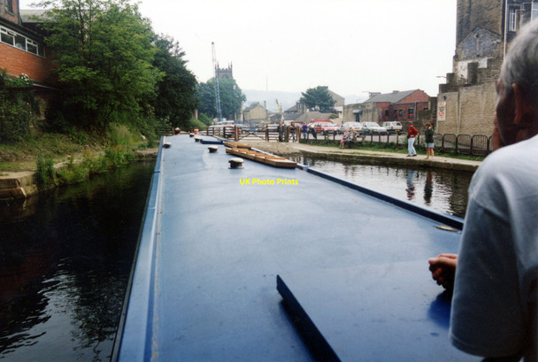 Photo 6"x4" End of Rochdale Canal Sowerby Bridge c1994