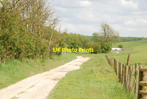 Photo 6"x4" Track towards Pleck Hedge End\/ST8206 c2007