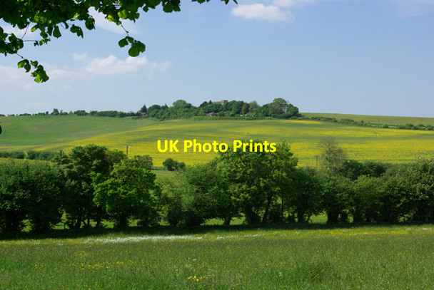 Photo 6"x4" View towards Waltham Church Whiteacre c2007