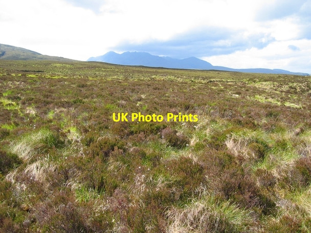 Photo 6"x4" Glen Varragill moorland Upper Ollach c2007
