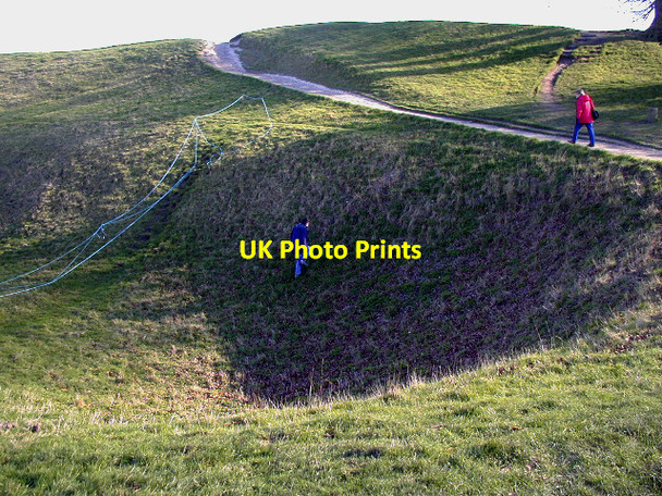 Photo 6"x4" The bank and ditch Avebury Avebury\/SU1069 c2004