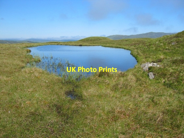 Photo 6"x4" Lochan on an unnamed summit Mugeary c2007