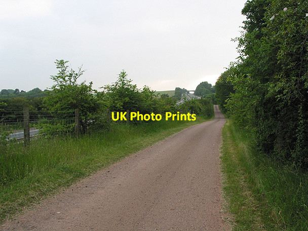 Photo 6"x4" M50 and country lane run parallel at Upper Foxhall Crow Hill\/SO6326 c2007