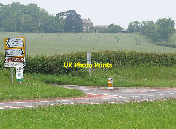 Photo 6"x4" A449 crosses B4224 north of Crow Hill Old Gore c2007