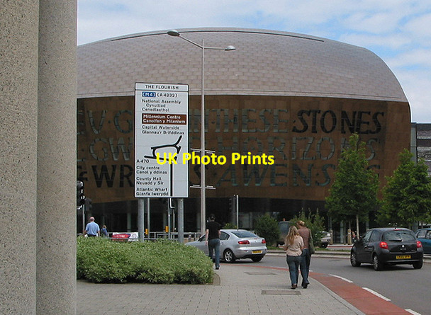 Photo 6"x4" Approach to the Wales Millennium Centre Cardiff\/Caerdydd c2007
