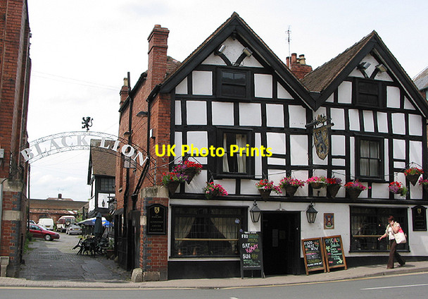 Photo 6"x4" The Black Lion, Bridge Street, Hereford Hereford c2007