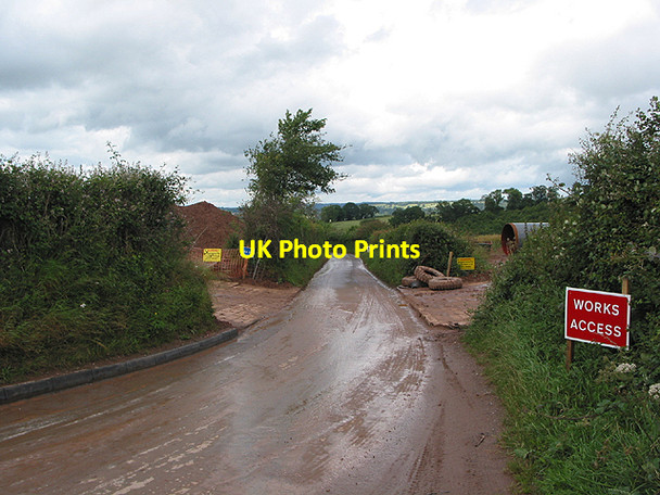 Photo 6"x4" Pipeline installation N of Brampton Abbotts Brampton Abbotts c2007