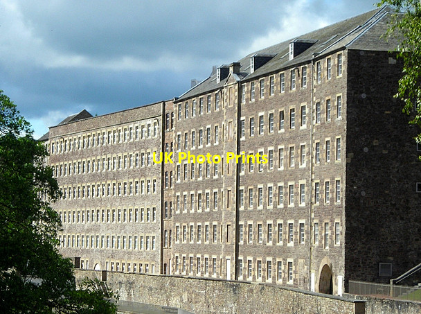 Photo 6"x4" Mill Buildings at New Lanark Lanark c2007