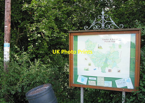 Photo 6"x4" Notices at Kilcot Kilcot c2007