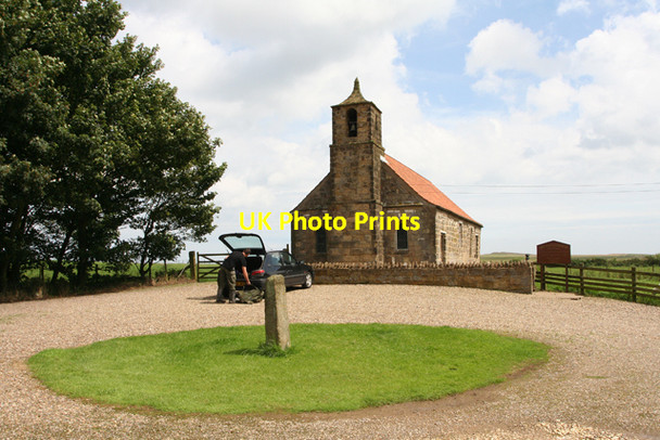 Photo 6"x4" Carpark at St Leonards Church Speeton c2007