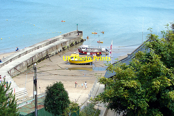 Photo 6"x4" The old pier at New Quay New Quay\/Ceinewydd c2007