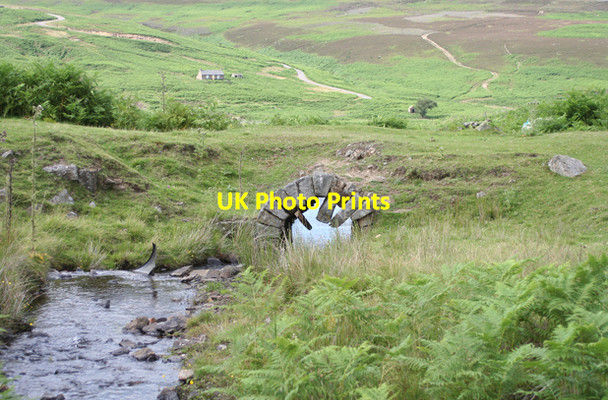 Photo 6"x4" Old bridge over Harehope Burn Edmondbyers c2007