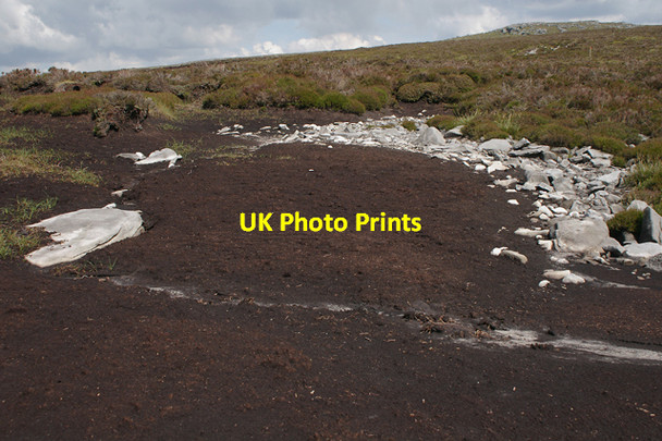 Photo 6"x4" Peat and bedrock Tarnbrook c2007