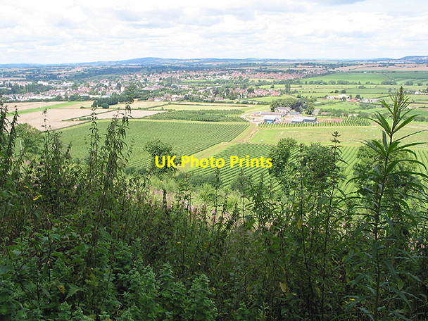 Photo 6"x4" Hildersley Farm from The Penyard Ross-on-Wye c2007