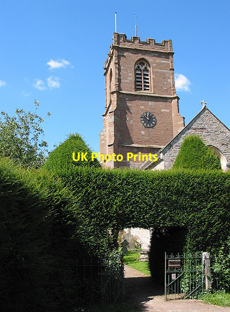 Photo 6"x4" Tower of St. Bartholomew's Church, Much Marcle Much Marcle c2007