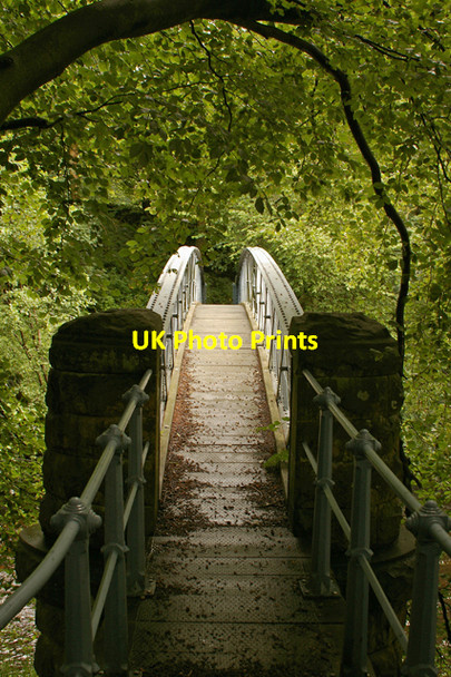 Photo 6"x4" Footbridge over River Wyre Abbeystead c2007