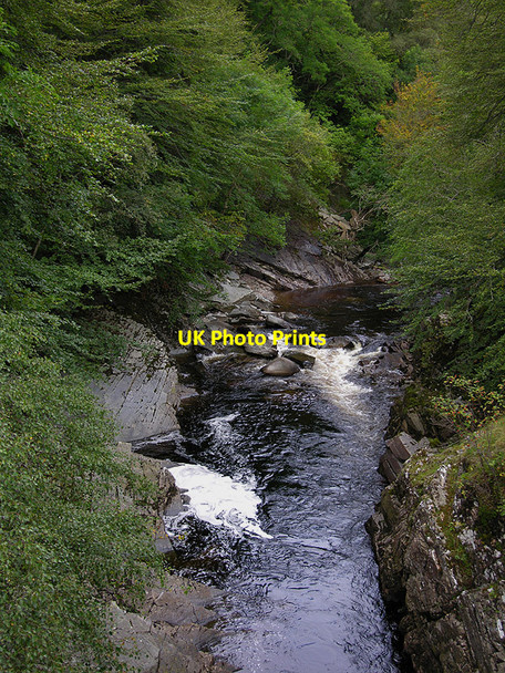 Photo 6"x4" River Tilt at Gilbert's Bridge Kirkton of Lude c2005