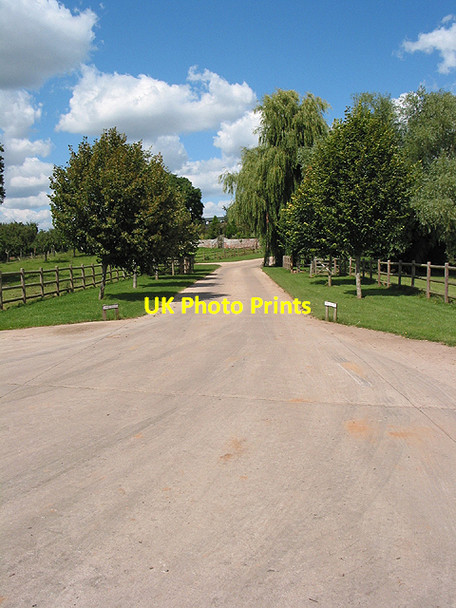 Photo 6"x4" Entrance to Rose Hill Farm Hallwood Green c2007