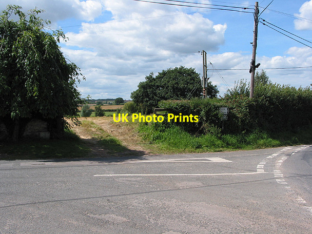 Photo 6"x4" Road junction at Wyelea Ross-on-Wye c2007