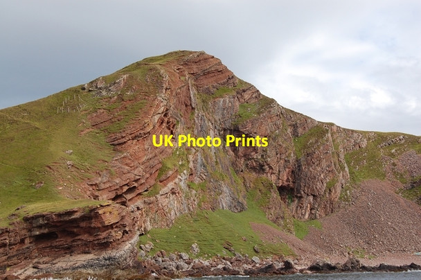 Photo 6"x4" Cliff in north Rum Guirdil c2007