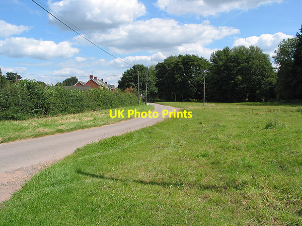 Photo 6"x4" Narrow road near Sellack Marsh Baysham c2007