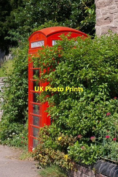 Photo 6"x4" Phone box Yarpole c2007