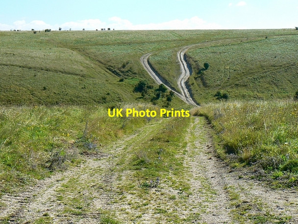 Photo 6"x4" Imber range, north of Imber, Salisbury Plain Imber c2007