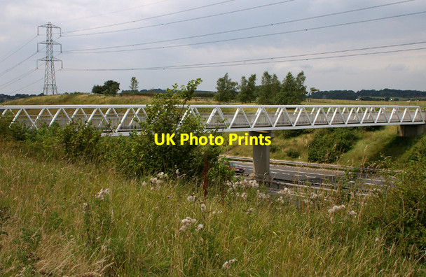Photo 6"x4" Brimmicroft footbridge Riley Green c2007