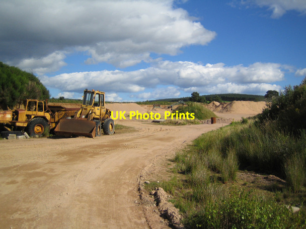 Photo 6"x4" Cammiewood sand pit Auchattie c2007