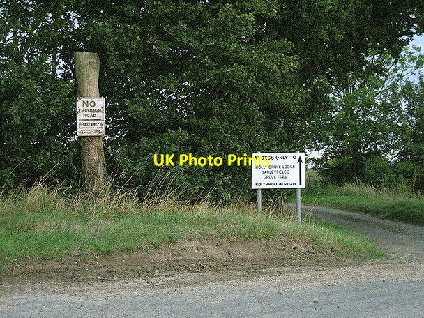 Photo 6"x4" Get the message: we're on a road to nowhere! Dublin\/TM1669 c2007