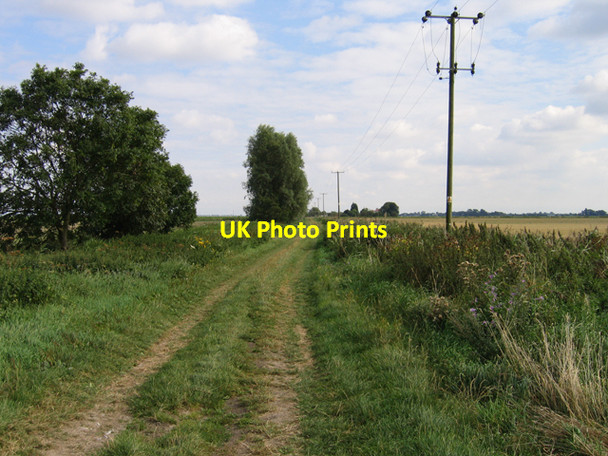 Photo 6"x4" Back Reach Drove, Whittlesey, Cambs Turves c2007