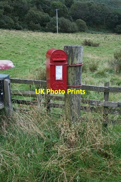 Photo 6"x4" George V Letterbox at Mid Thundergay. Pirnmill c2007