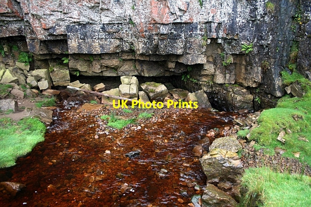 Photo 6"x4" Sink at Mossdale Scar. Conistone c2007