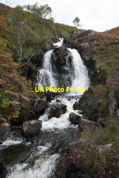 Photo 6"x4" Waterfall above Loch Morar Bracorina c2007