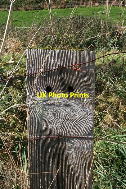 Photo 6"x4" Fence Post Inverbervie c2007