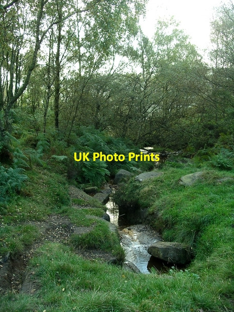 Photo 6"x4" Stream, Froggatt Edge Froggatt c2007