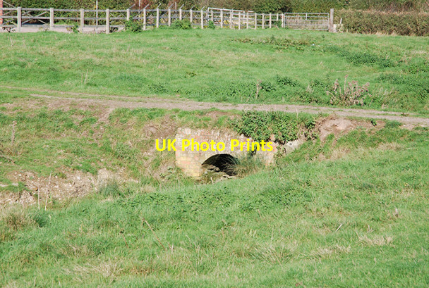Photo 6"x4" Bridge over dry stream bed at Woodwater Farm Gillingham\/ST8026 c2007