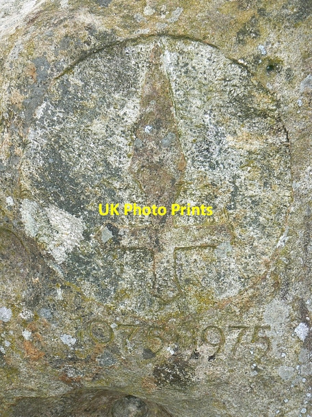 Photo 6"x4" Memorial stone inscription, Station Road, Chiseldon, Swindon Chiseldon c2007
