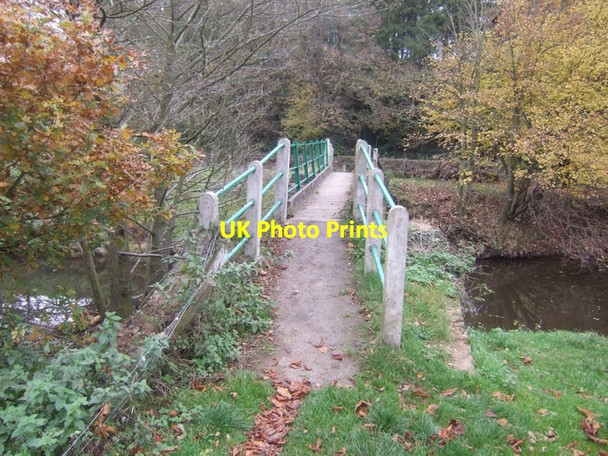Photo 6"x4" Footbridge over the Rea Brook Neen Savage c2007